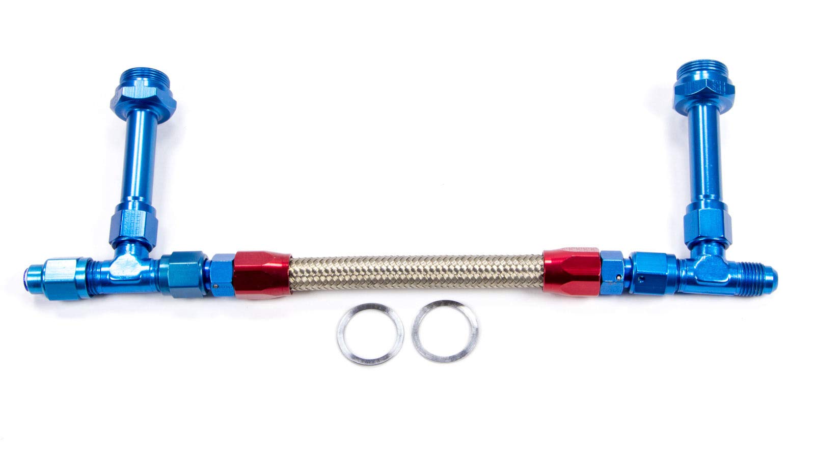 Dual Inlet Fragola 7/8-20 4150-6AN Fuel Line Kit