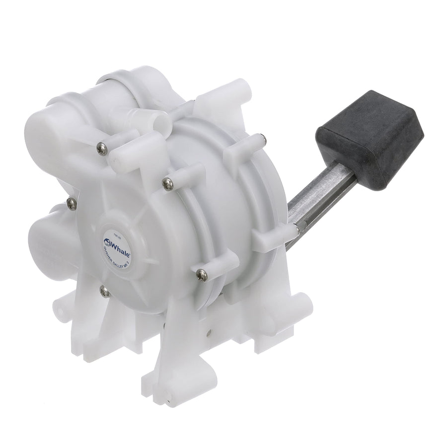 Whale Gusher® Galley Mk 3 Manual Freshwater Pump, Foot Pedal-Operated, Right-Side Galley Lever