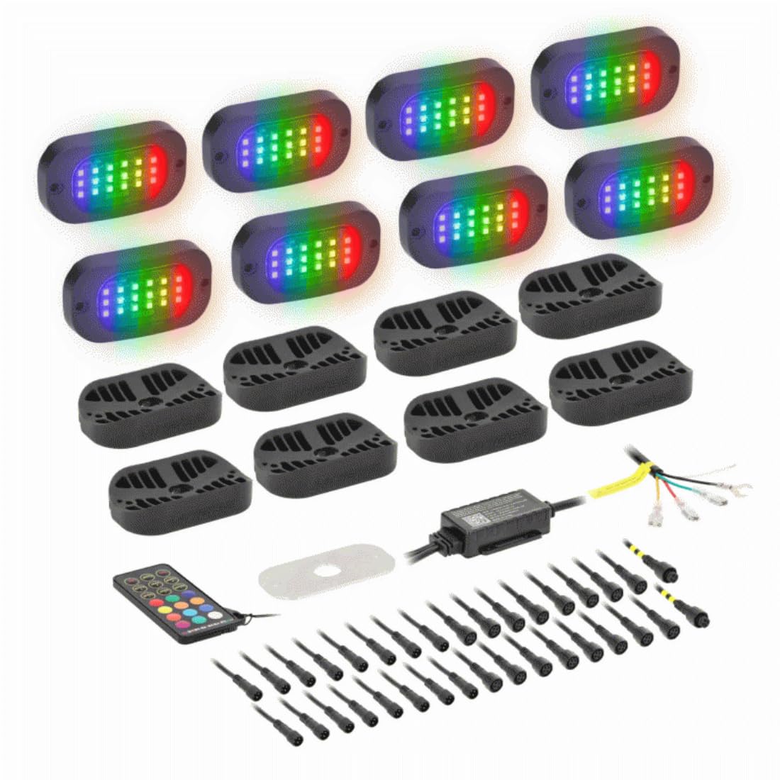 Chasing Metra Brands Wide Angle Rock Light Kit - 8 Pack