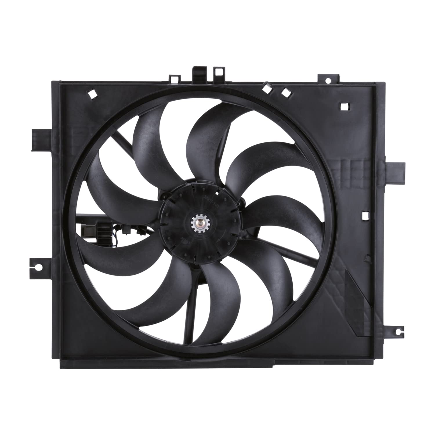 Compatible TYC 622770 with NISSAN Versa Replacement Cooling Fan Assembly, Black