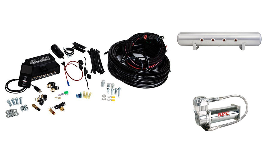 3P Air Lift 27688 System (3/8" Air Line, 5 Gallon Lightweight Aluminum Tank, VIAIR 444C Compressor)