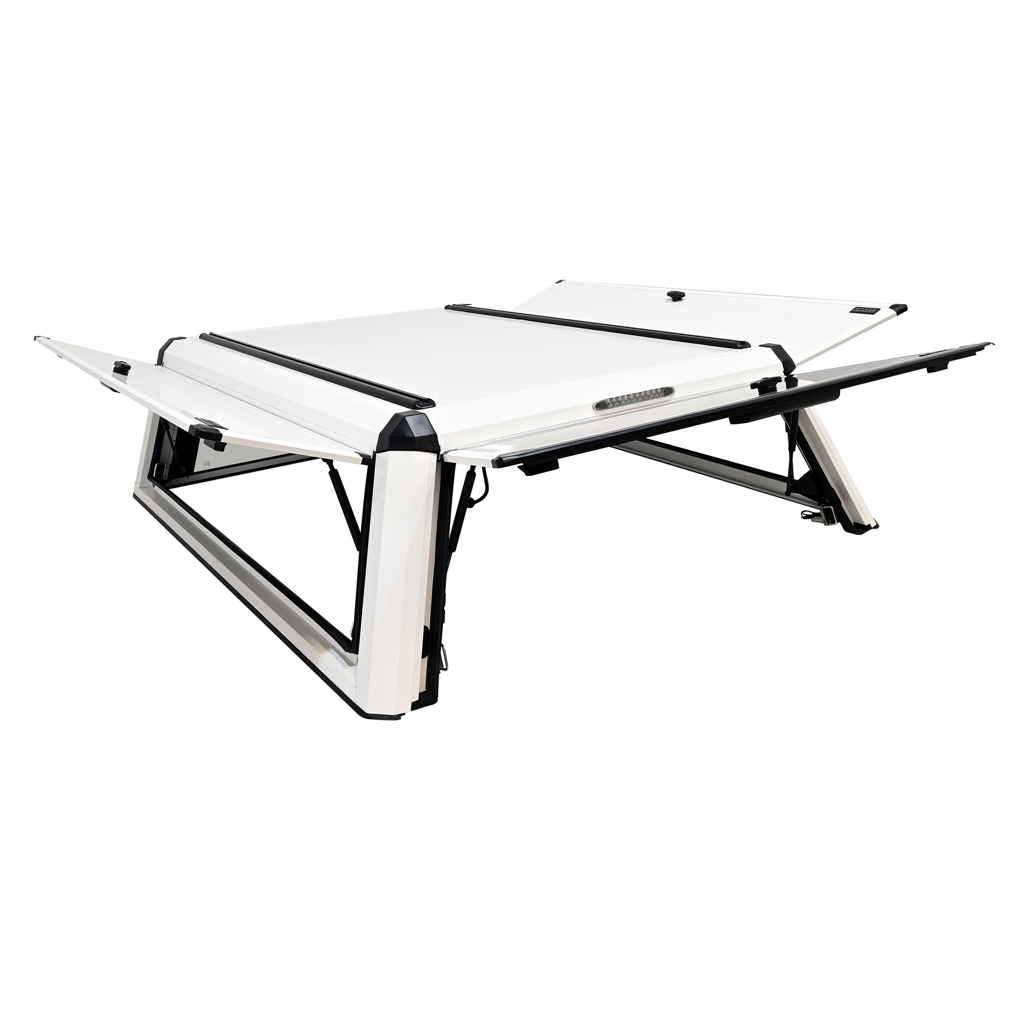 EXP Truck Cap Westin 16-13950S with Sliding Front Glass fits 2019-2026 Silverado Sierra 1500 5'8" Bed Gloss White