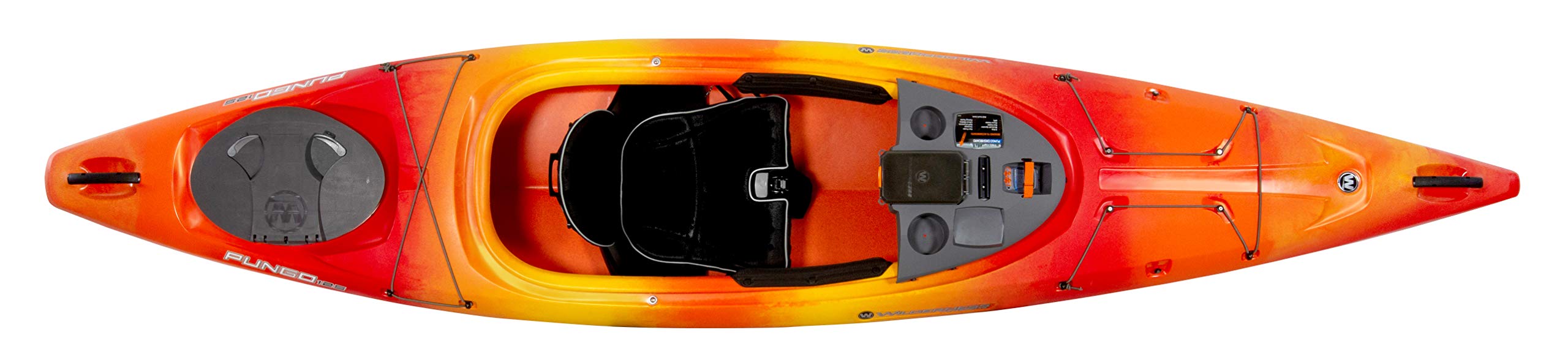 Pungo 125 Wilderness Systems | Sit Inside Recreational Kayak | Features Phase 3 Air Pro Comfort Seating | 12' 6" | Mango
