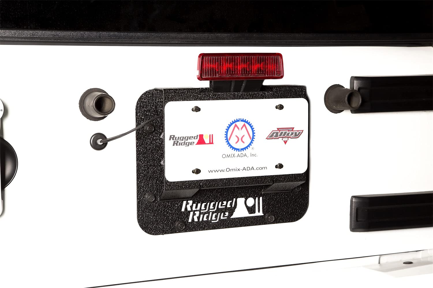 Rugged Ridge Delete Kit Tire Carrier | Black, Vented | 11586.11 | Fits 2007-2018 Jeep Wrangler JK