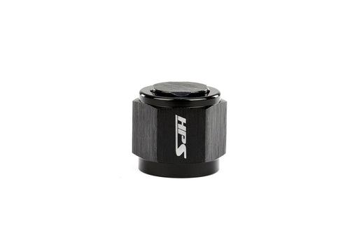 AN929-16 HPS AN Flare Female Cap, Aluminum, Size: AN-16, Black