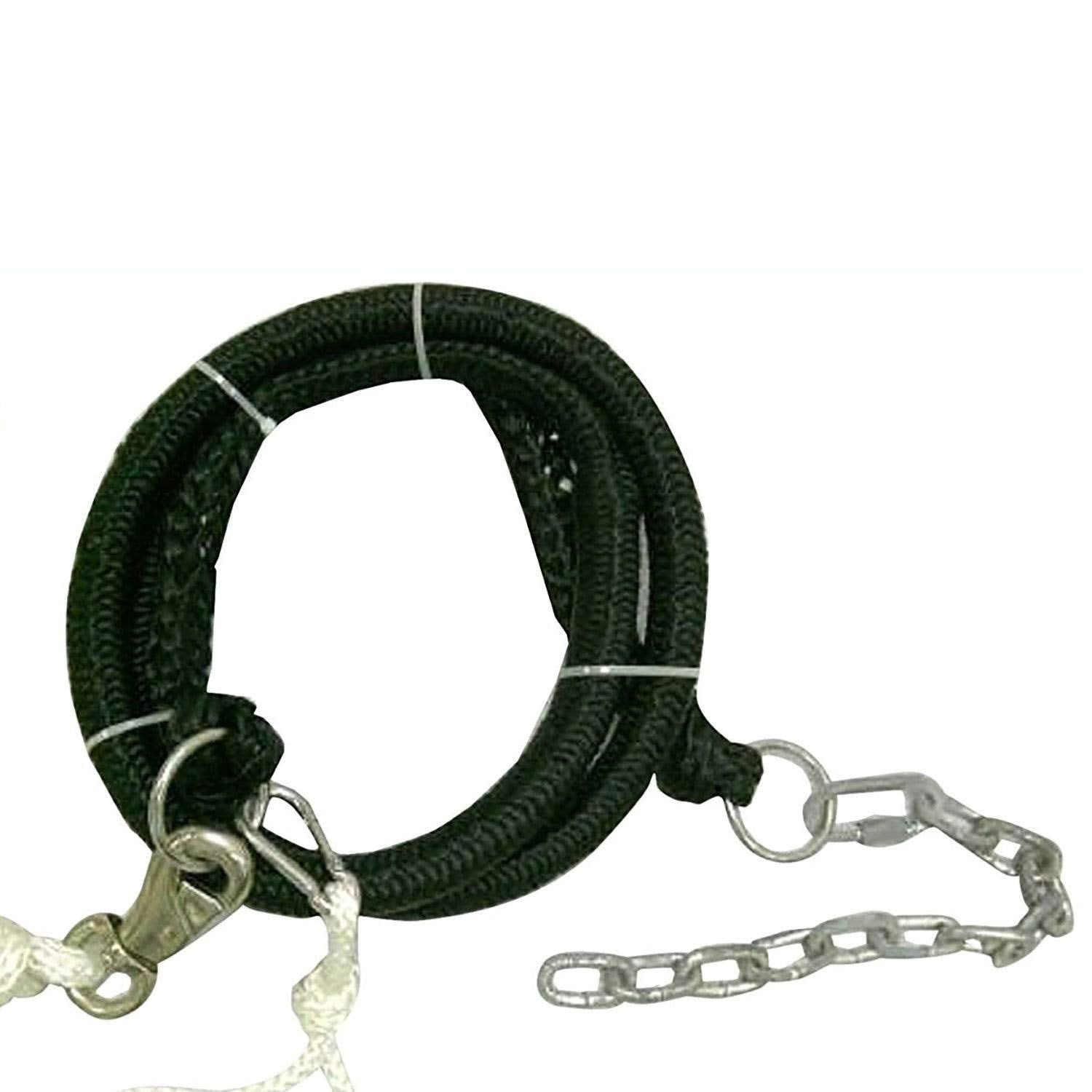 RAVE Sports Connector Kit Anchor for Inflatable Water Bouncers, 6' Shock Cord Absorbs Wind and Waves, Durable 15' Nylon Rope to Connect to Bouncer, Visible Foam Float, Chain with Swivel