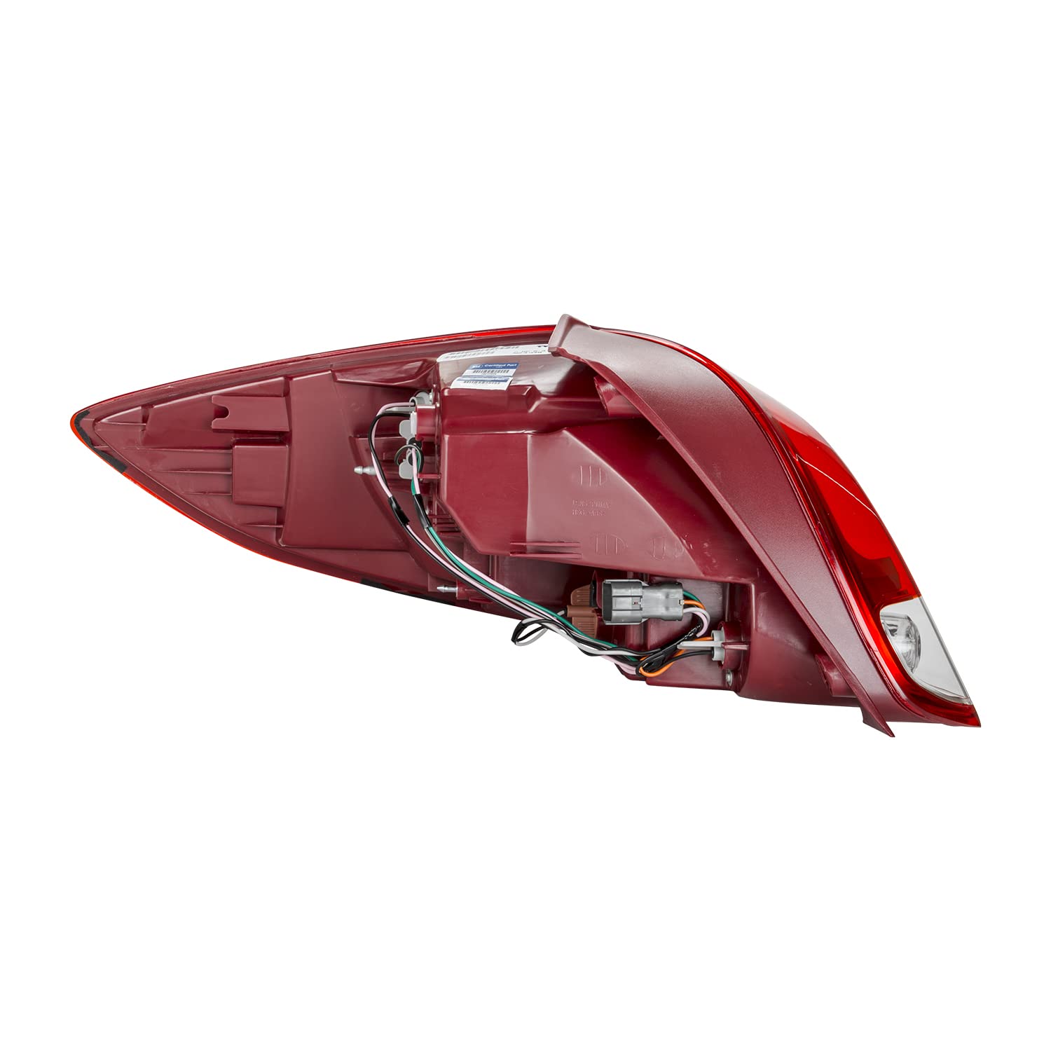 Right TYC Tail Light Assembly Compatible with 2012-2017 Hyundai Veloster