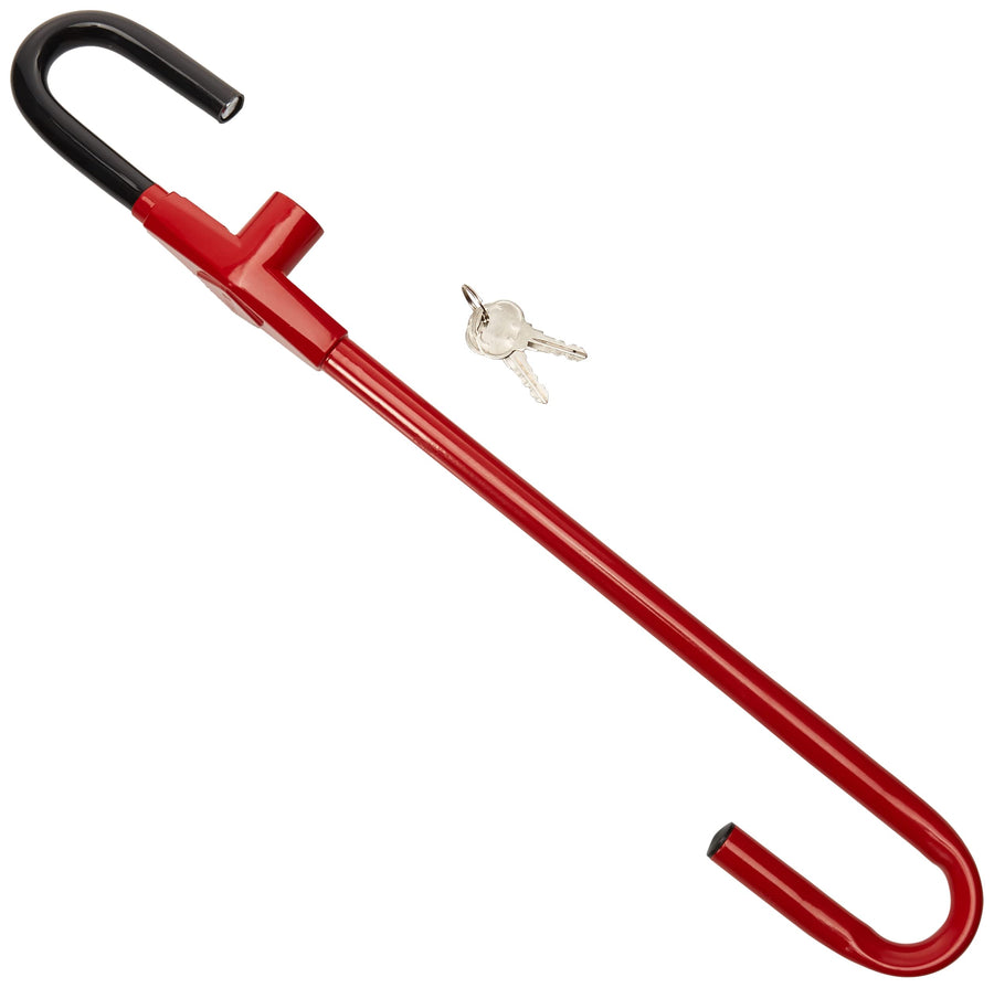 The Club CL303 Winner International Pedal to Steering Wheel Lock, Red, 5.25 Inch
