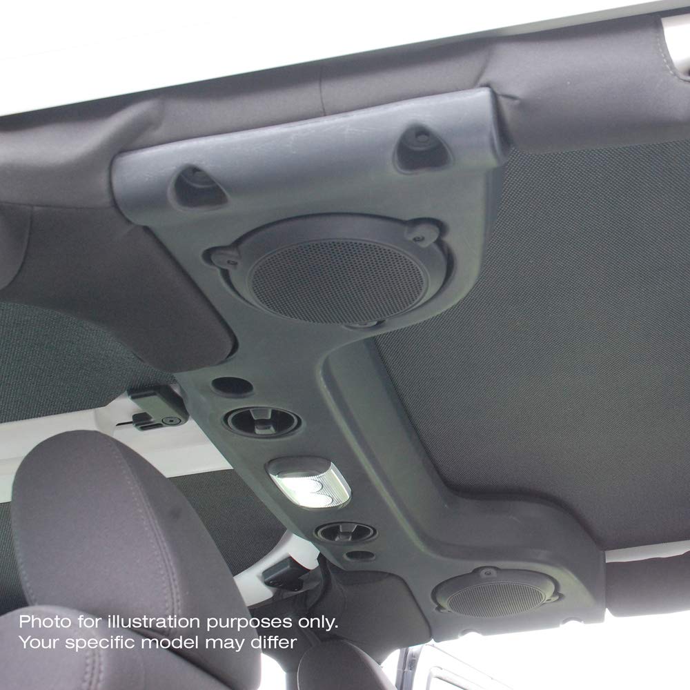 Boom Mat Design Engineering 050170 White Sound Deadening Headliner Compatible with 4-Door Jeep Wrangler JL (2018-up)