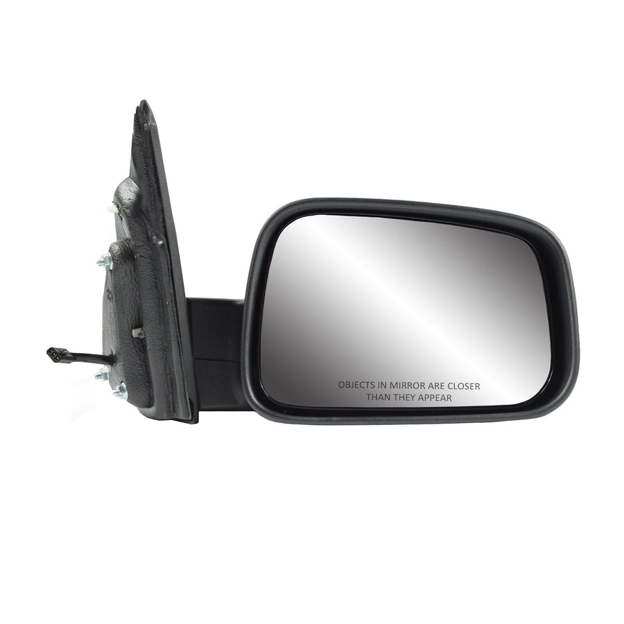 Fit System Side Passenger Mirror for Chevrolet HHR Wagon, Textured Black w/Chrome Cover, Foldaway, Power