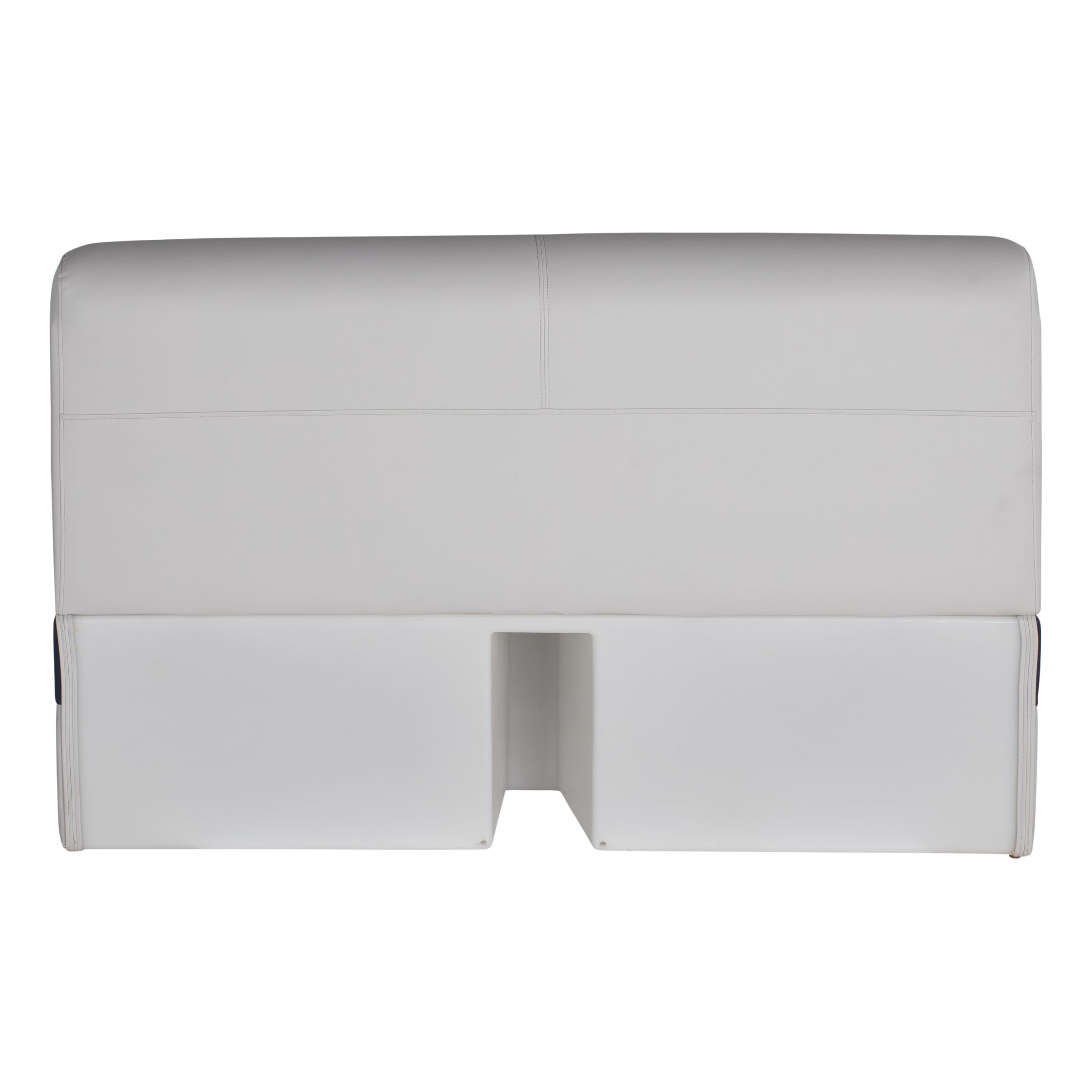 Lippert 48" Straight Sunset Collection Pontoon Bench Seat, Contoured Foam Cushioning, Durable Marine-Grade Vinyl, Built-In Dry Storage, Poly Frame, 48"L x 28"W x 30"H - 2024021395
