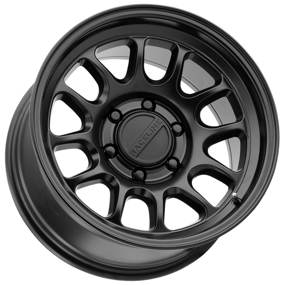 ROGUE SATIN BLACK Raceline Wheels 16X8 6X139.7 0mm