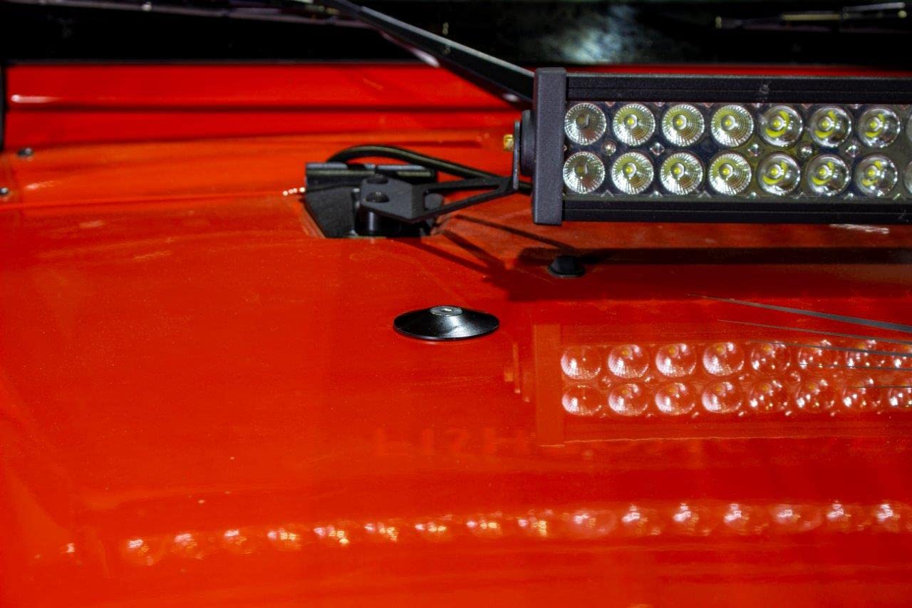 Hood Bumper Deletes, Kentrol 50723 Black