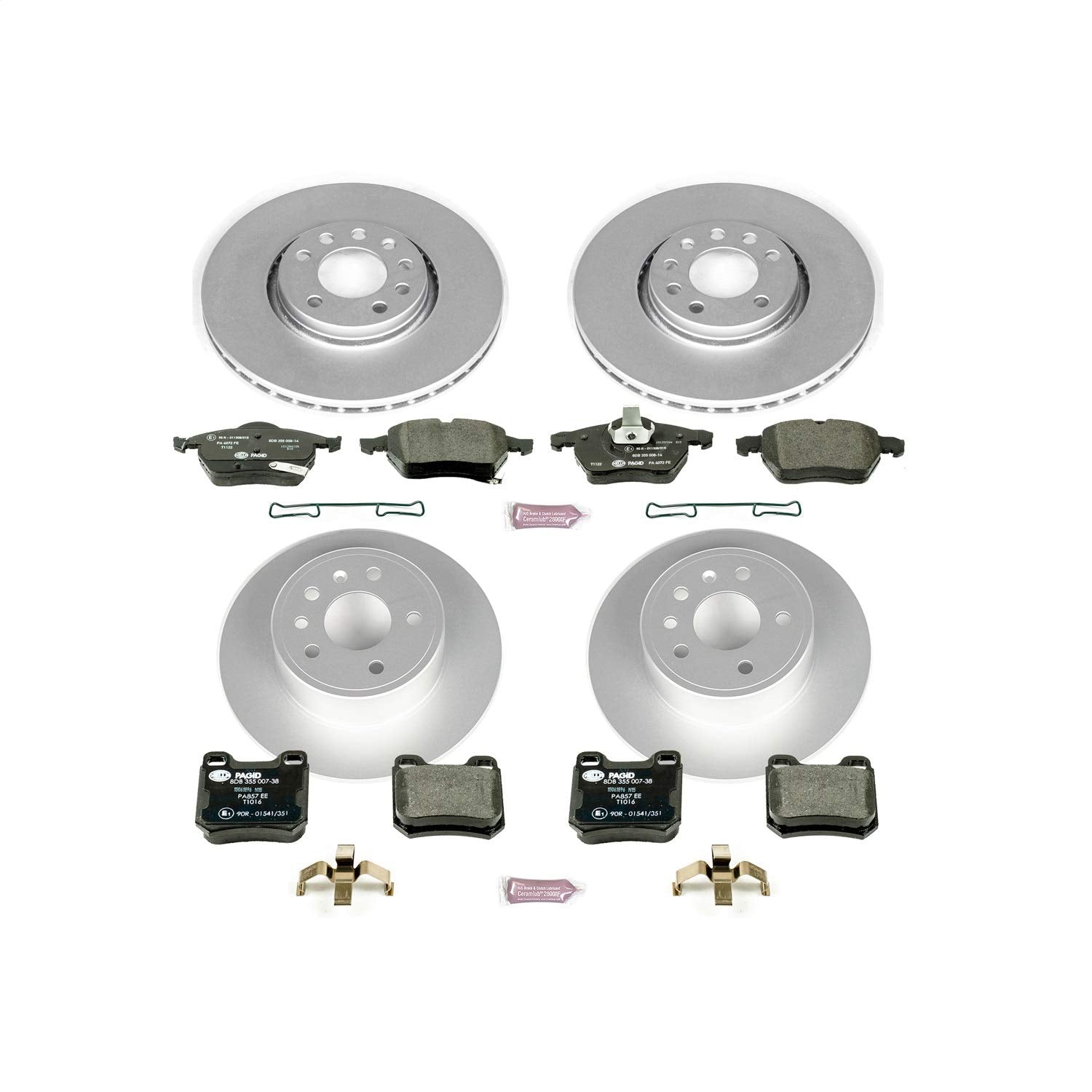 Euro-Stop Brake Kit Power Stop ESK4388 For Saab 9-3 1999-2002 [Model Specific]