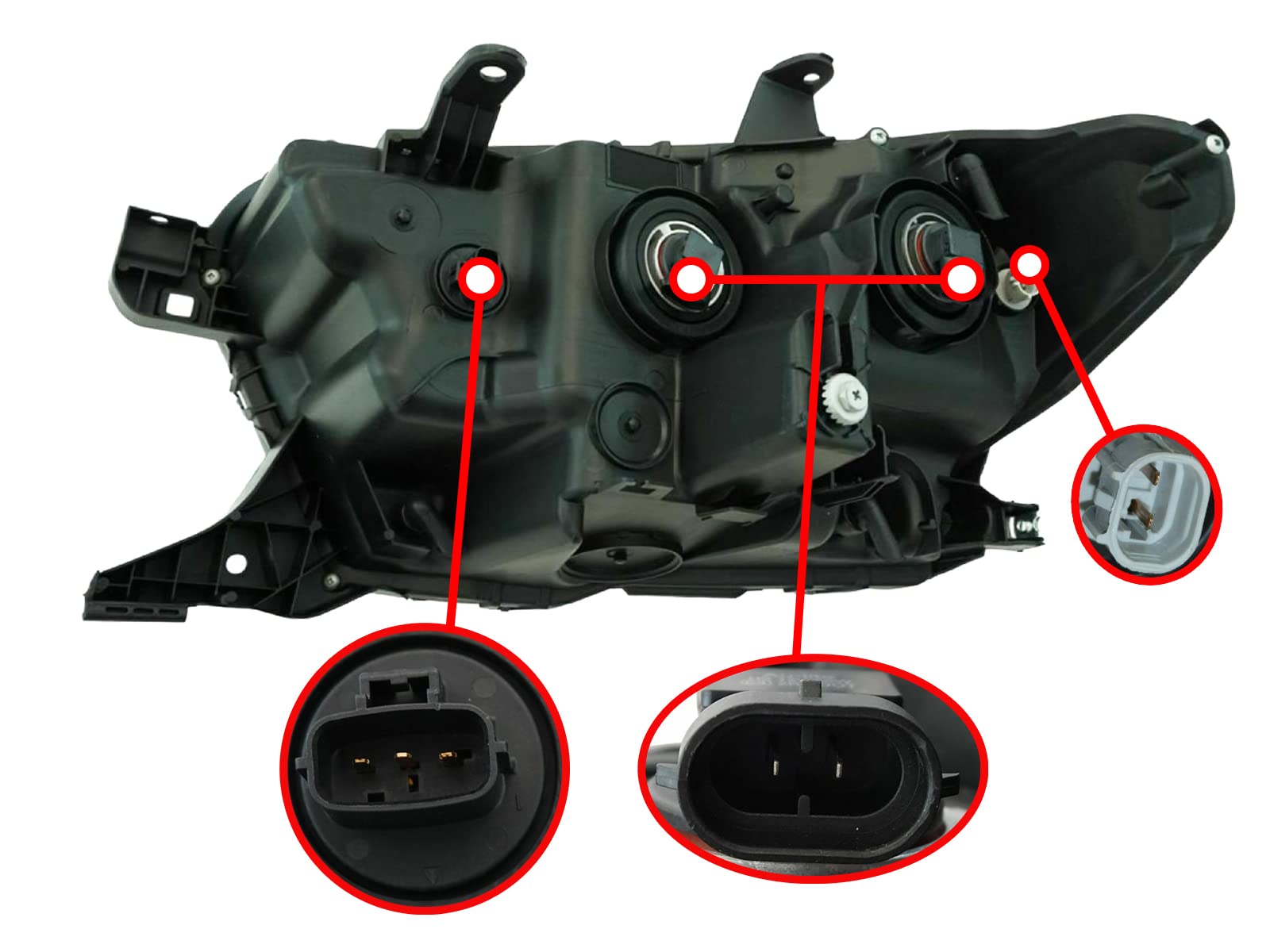 TY Depo TACMA 18 HL ASY W/O LED RH CAPA