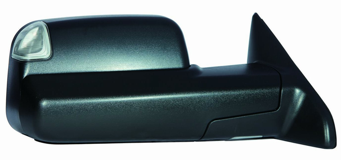Dodge RAM 1500/2500/3500 DEPO 334-5419R3EFH1 Passenger Side Textured Heated Power Towing Mirror with Turn Signal, Puddle Lamp