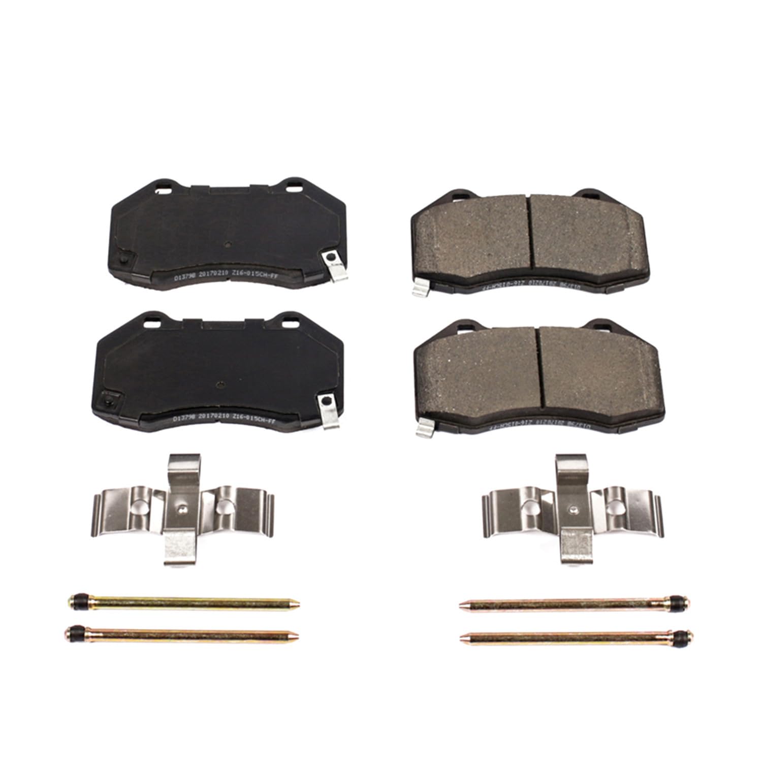 Power Stop Brake Kit Front For Fiat 124 Spider 2017-20 | Mazda MX-5 Miata 2016-25 - Ceramic Brake Pads With Installation Hardware, 17-1379B