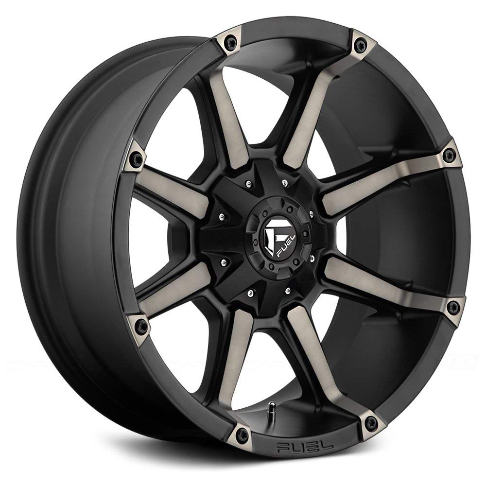 D556 Fuel COUPLER Black Wheel with Painted and tpms (20 x 10. inches /8 x 170 mm, -24 mm Offset)