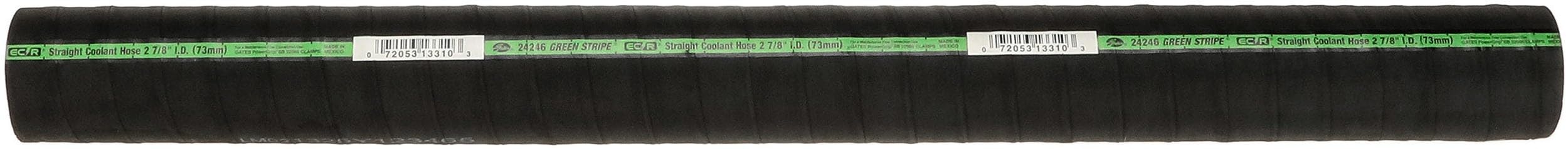 2-Ply Green Stripe Straight Coolant Hose