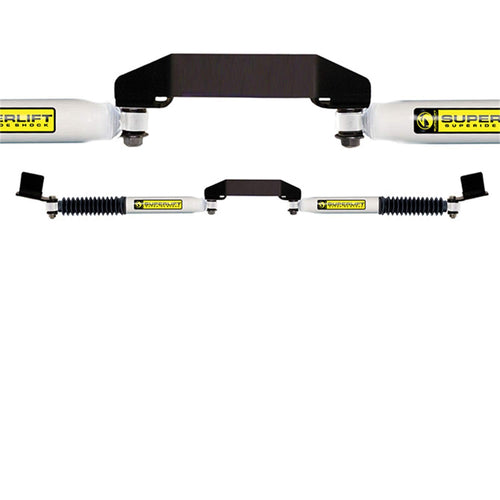 SUPERLIFT SUSPENSION RealTruck Dual Steering Stabilizer Kit for Ford F-250/F-350 | Shadow Series Cylinders | 92693 | Fits 2005-2007 Ford F-250 / F-350 4WD with 3" of Lift or More