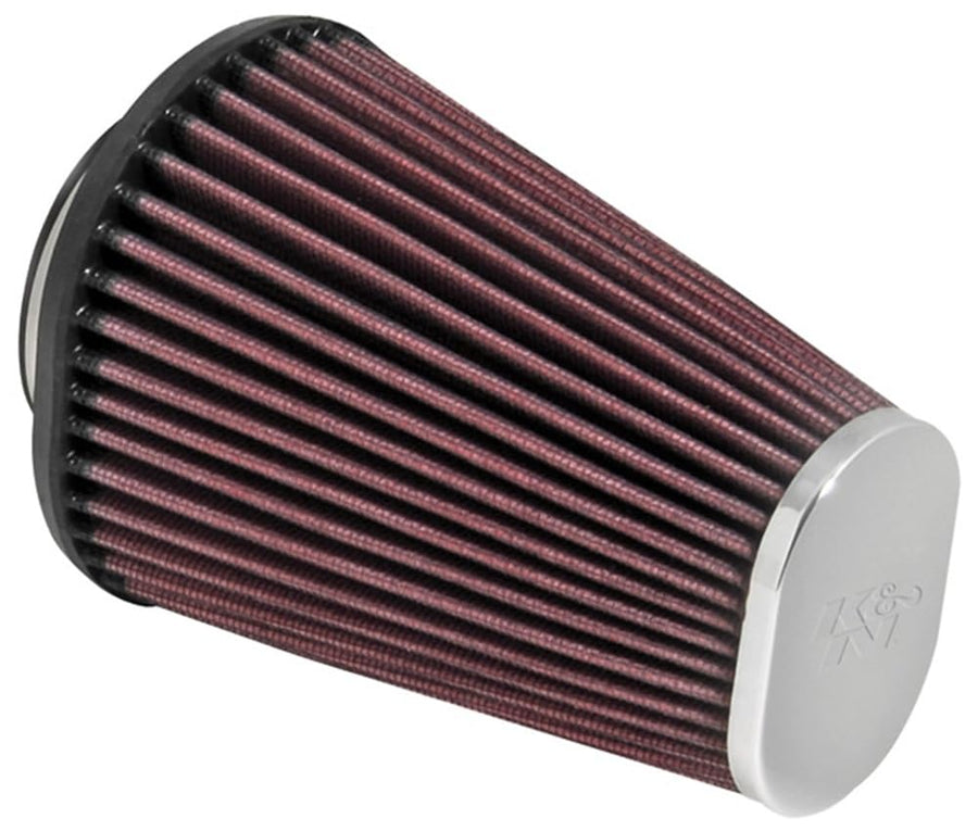 K&N Original High-Flow Lifetime Universal Clamp-On Air Filter: High Performance, Premium: Flange Diameter: 2.4375 In, Filter Height: 6 In, Flange Length: 0.625 In, Shape: Oval Straight, RC-3680