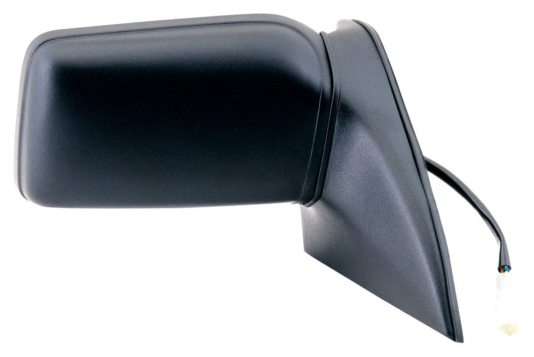 Fit System Mirror Passenger Side for Ford Escort LX 2 Door, Mercury Tracer, Black, Spring Loaded, Power