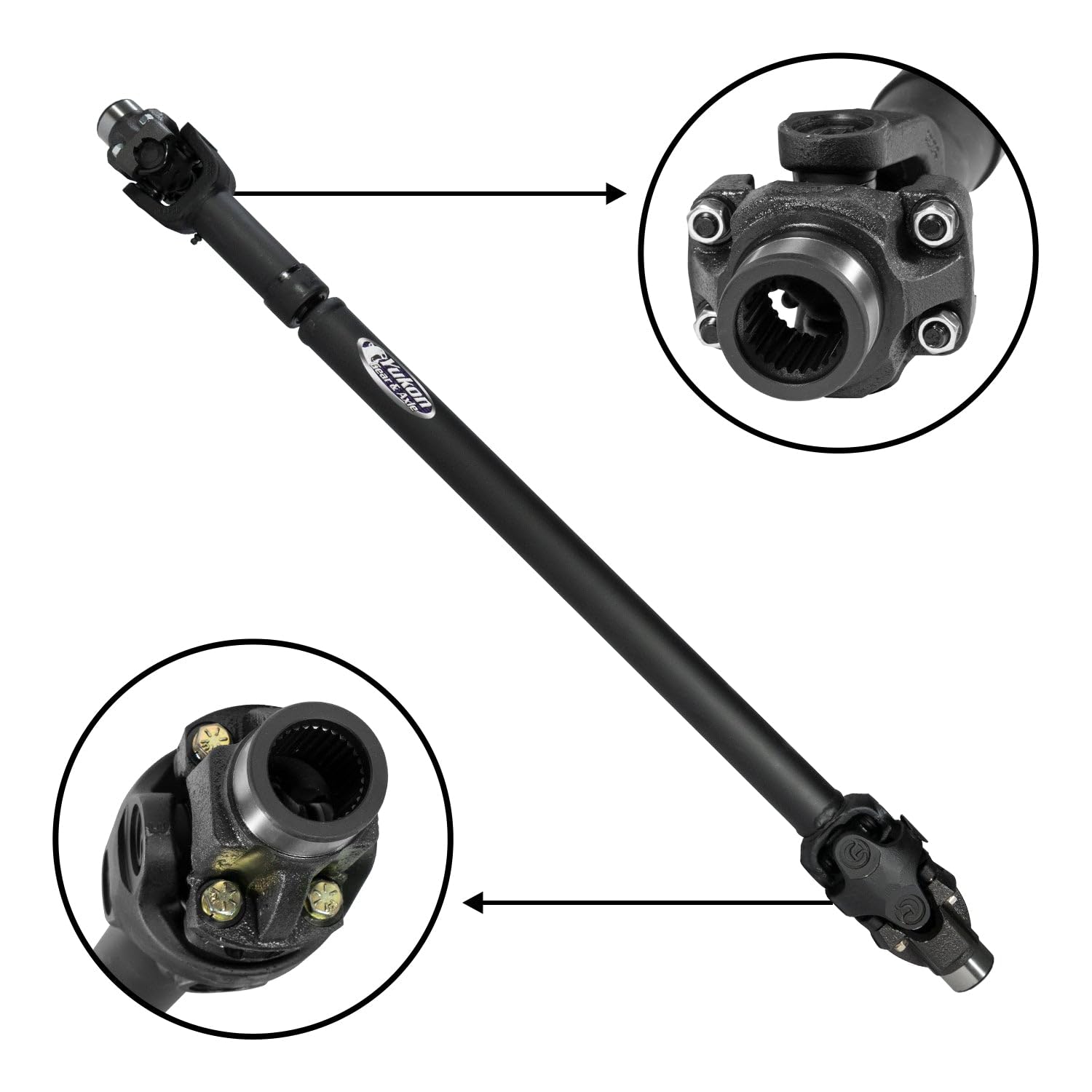 Performance Yukon Front Driveshaft for 2018 Jeep Sahara 4DR Automatic w/Selec-Trac