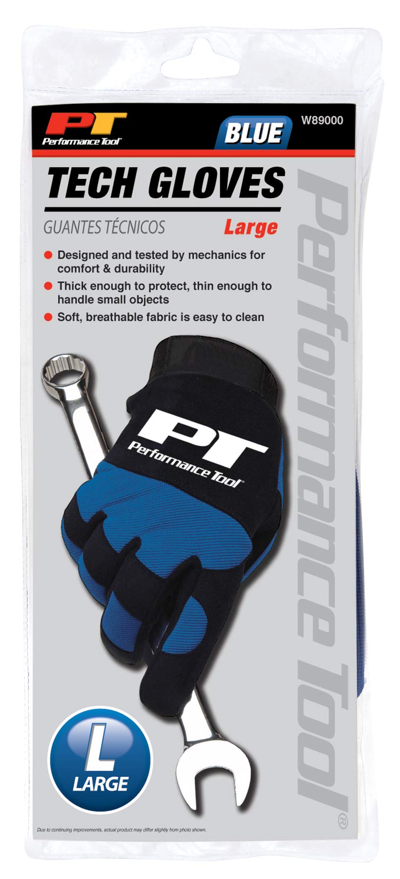 Blue Performance Tool W89000 Tech Glove - Large