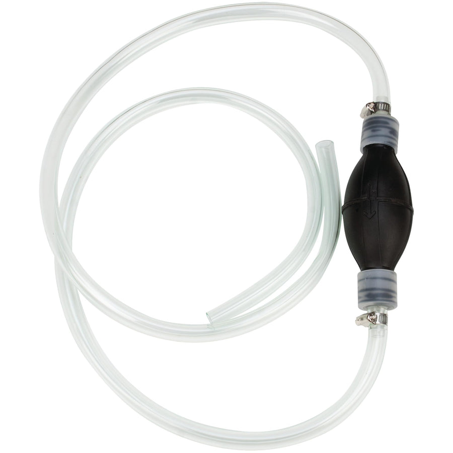 Back Flow Valve Performance Tool W54156 Siphon Pump for Vehicle Engine Oils, Lubricants, and Other Fluids, Black/Clear, 32-inch Hoses