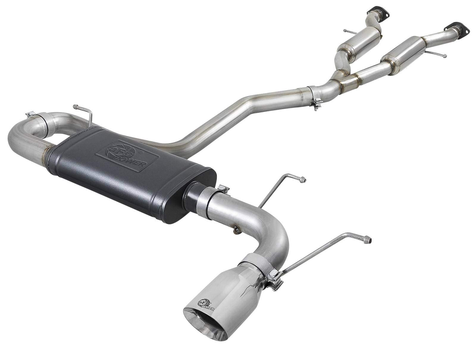 Large Bore HD aFe Power 49-38078-P Cat-Back Exhaust System