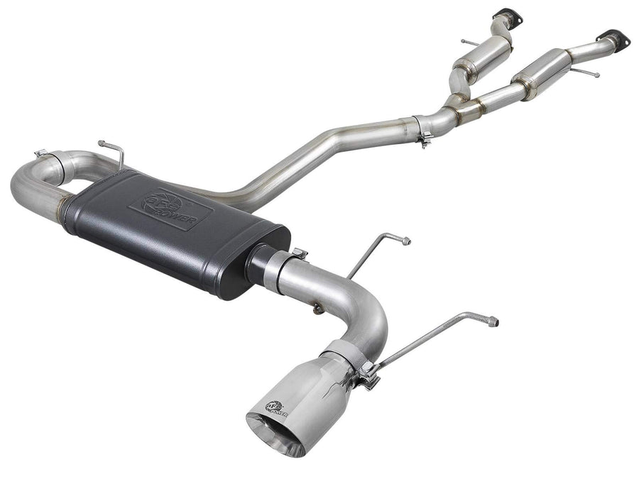 Large Bore HD aFe Power 49-38078-P Cat-Back Exhaust System