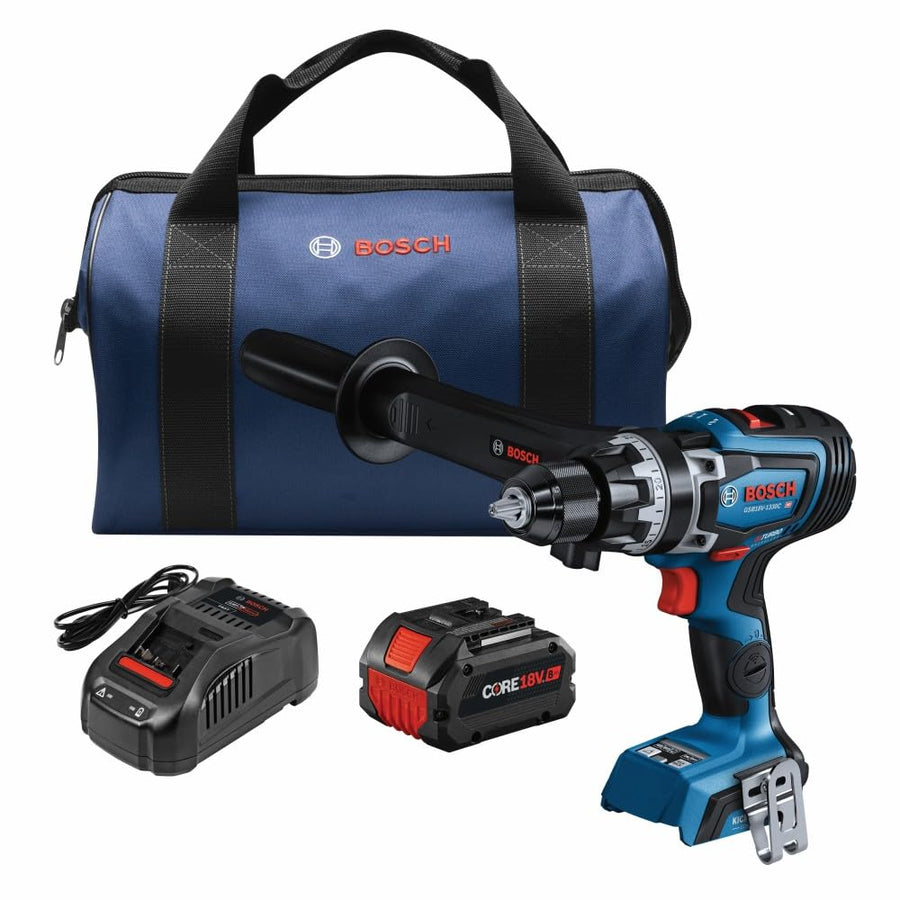 BOSCH PROFACTOR™ GSB18V-1330CB14 18V Connected-Ready 1/2 In. Hammer Drill/Driver Kit with (1) CORE18V® 8 Ah High Power Battery