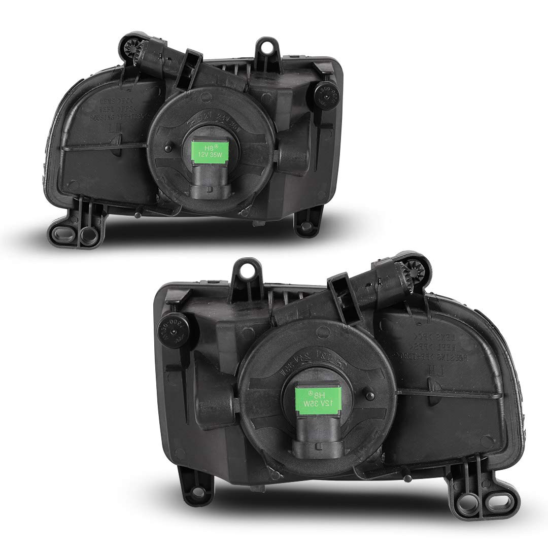 Fog Lights Winjet WJ30-0533-09 Replacements Pair Set RH LH for 2013-2016 Audi A4 - Clear