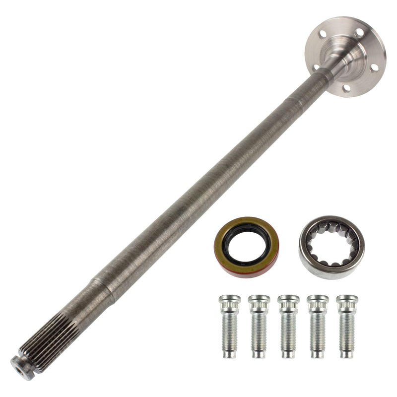 TEN Factory Bolt Pattern MG31136 Spline Drive Axle Shaft Assembly for Dana 35 Right Side 29.04" Length 27 Spline 5x4.5 Bolt Pattern Fits Jeep Wrangler/Cherokee/Grand Cherokee Replace 73624-1X 92-31286