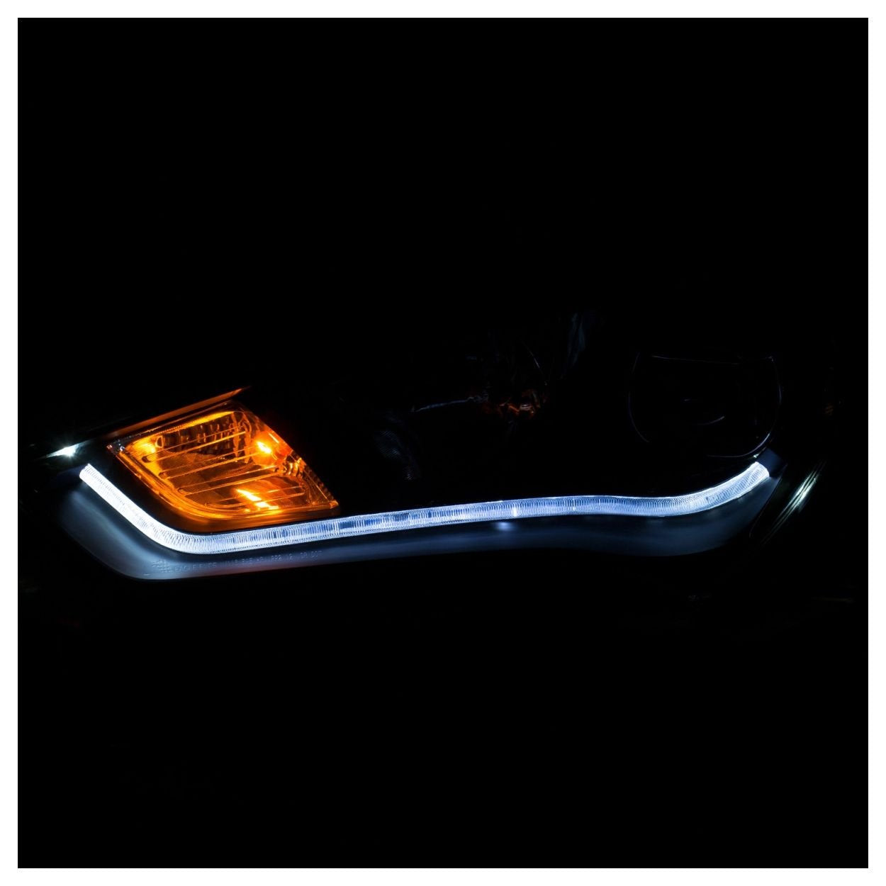 Plank Style ANZO USA 121511 Headlight Set-Black Projector