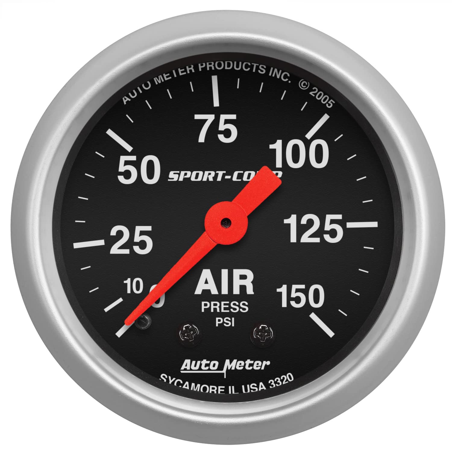 Auto Meter Sport-Comp Mechanical Air Pressure Gauge 3320