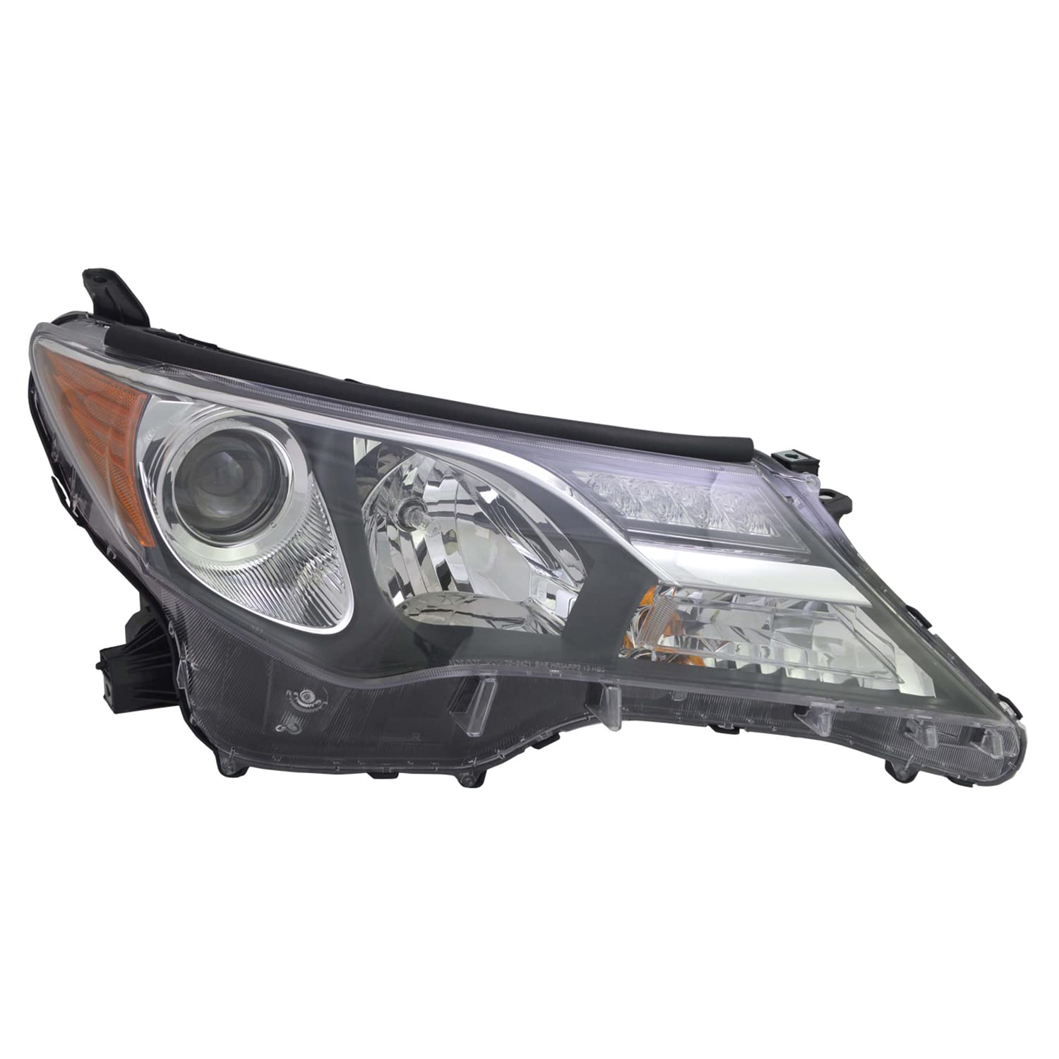 Right TYC Headlight Assembly Compatible with 2013-2015 Toyota Rav4