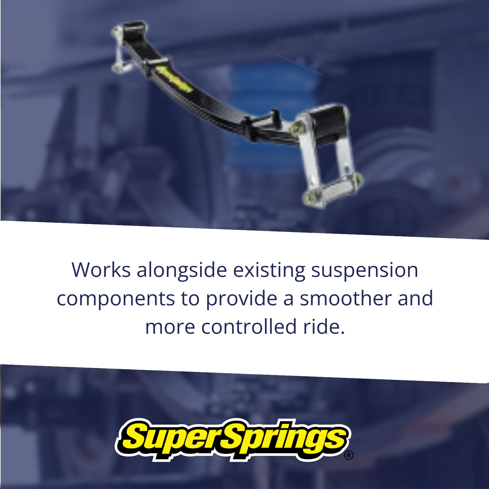SuperSprings SSA26 for Ford F-450|F-550, Chevrolet|GMC Kodiak|TopKick 4500|5500, Black