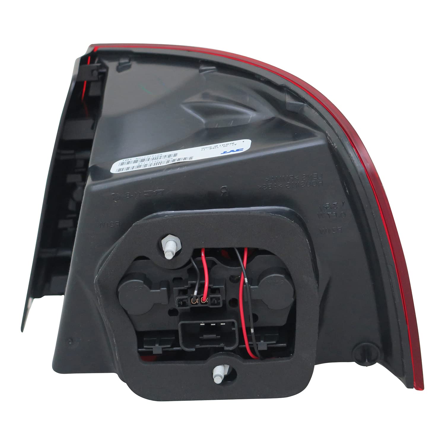 Left TYC Tail Light Assembly Compatible with 2008-2010 Volkswagen Jetta