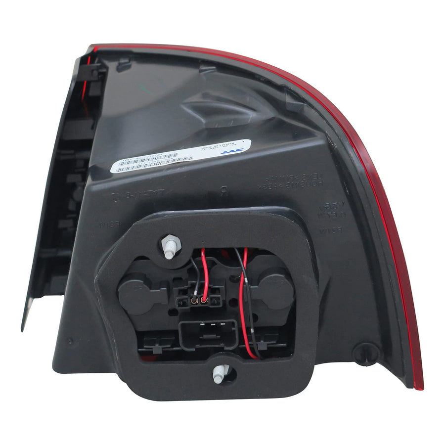 Left TYC Tail Light Assembly Compatible with 2008-2010 Volkswagen Jetta