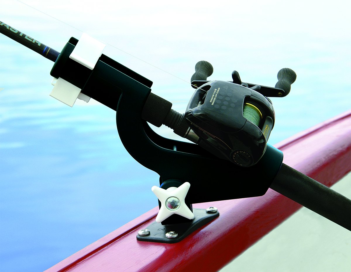 6040 Wise Rod Tender with Flush Mount - Twin Pack, Black