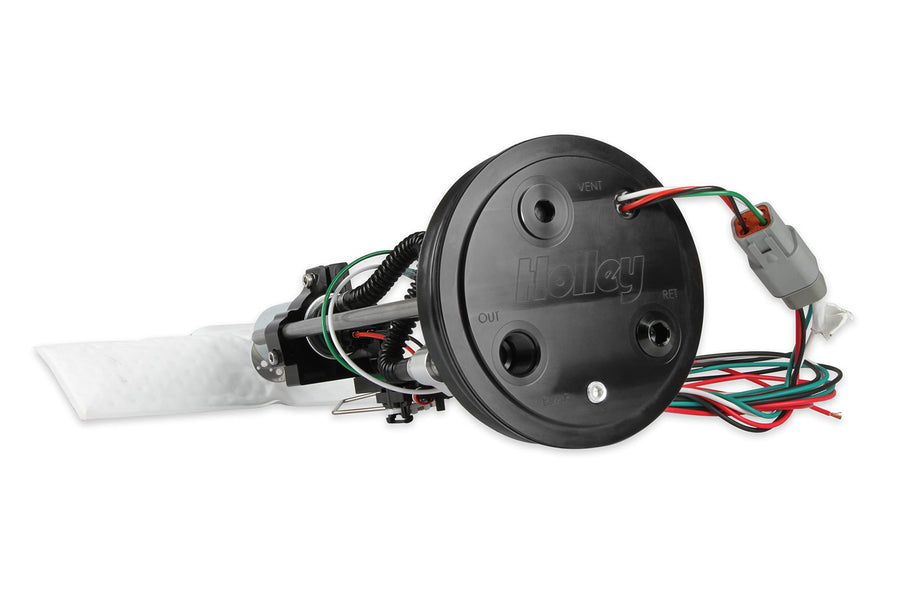 255 LPH Holley 12-323 Fuel Pump Module - Returnless w/ 220-20 OHM Sending Unit