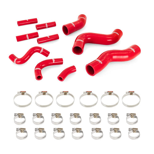 Mishimoto Silicone Radiator & Heater Hose Kit MMHOSE-LCR-92KRD, Compatible With Toyota Land Cruiser 4.5L 1992-1997, Red