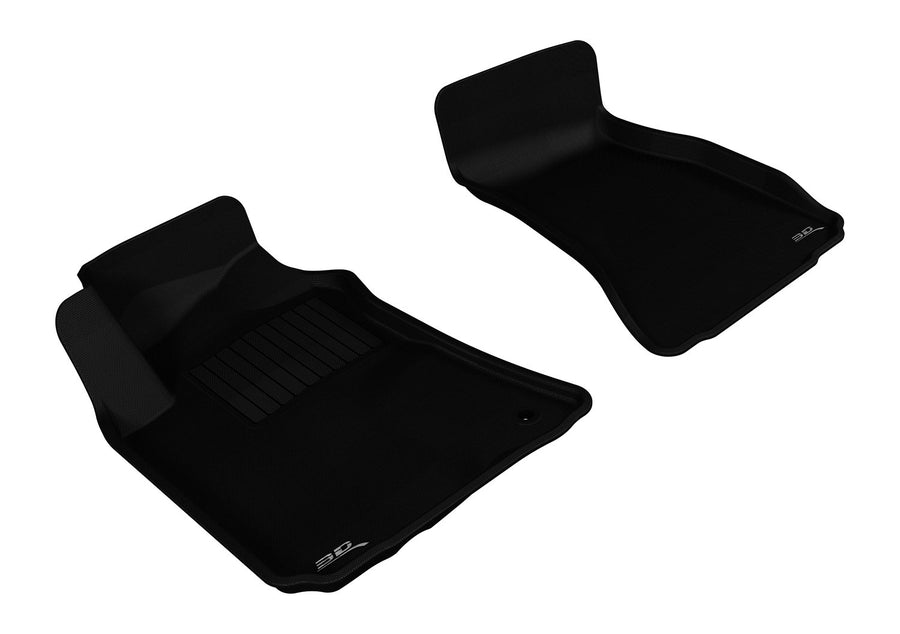 3D MAXpider - Front Row Custom Fit All-Weather Floor Mat for Select Dodge Challenger Models L1DG01511509 - Kagu Rubber (Black)