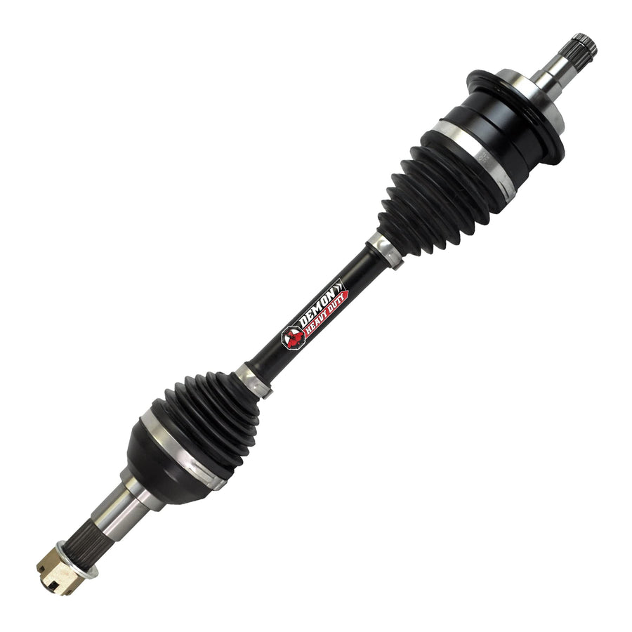 Demon Front Left Powersports Heavy Duty Axle for (2013-15) Can Am Outlander 650/1000, Made Up of 4340 Chromoly Steel, In Dual Heat Treated High Strength, Gives Wider Angles & In Molybdenum Grease