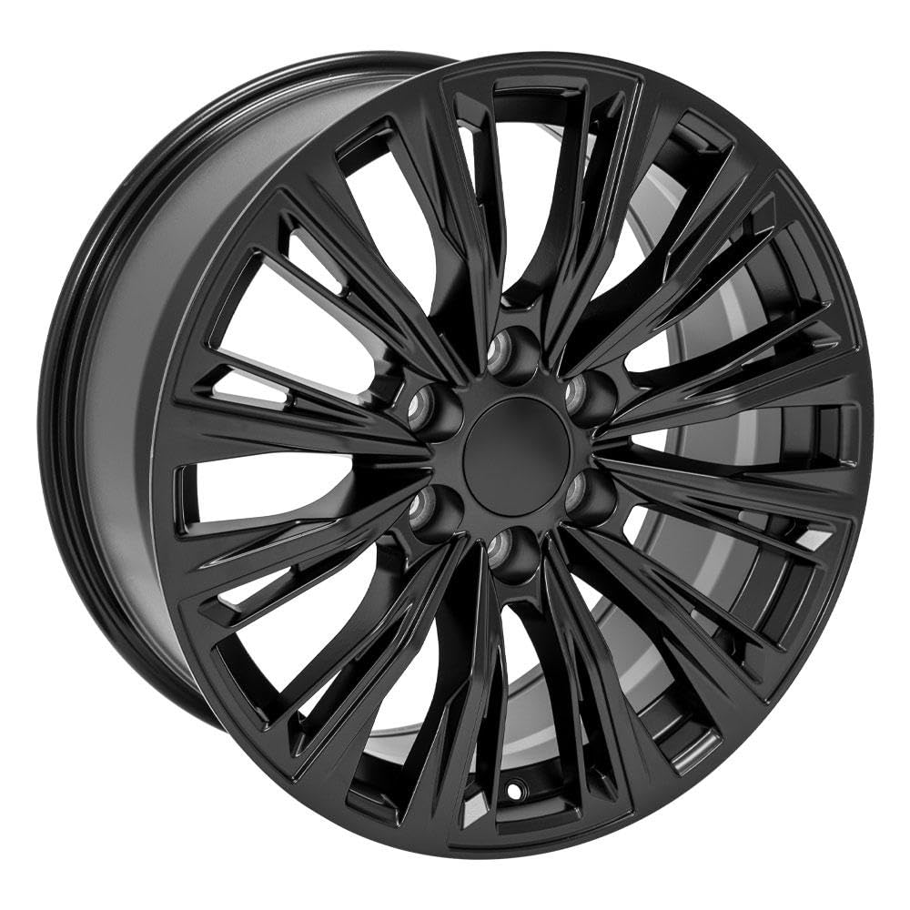 20 Inch OE Wheels CA93 Rim Fits Escalade-V Series Style 6x139.7 20x9 Satin Black - Hollander 4869 (1)