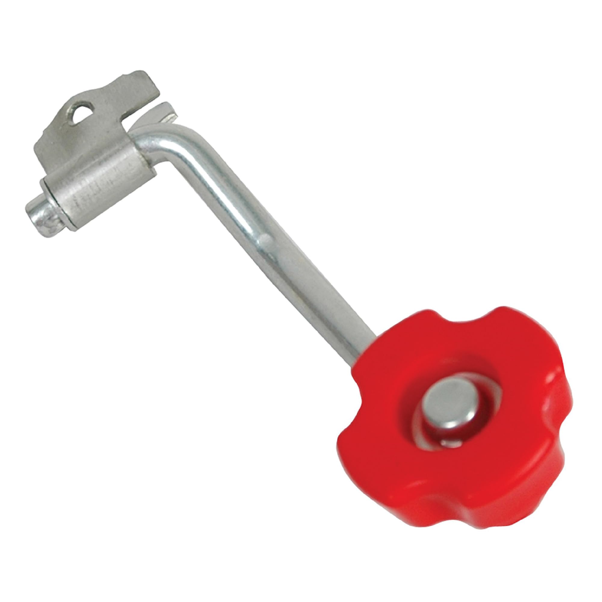 500180 Bulldog Trailer Jack Replacement Part, Topwind Crank, 6-3/4 Inch Radius w/Red Bulldog Knob For 750-5,000 lbs. Jacks