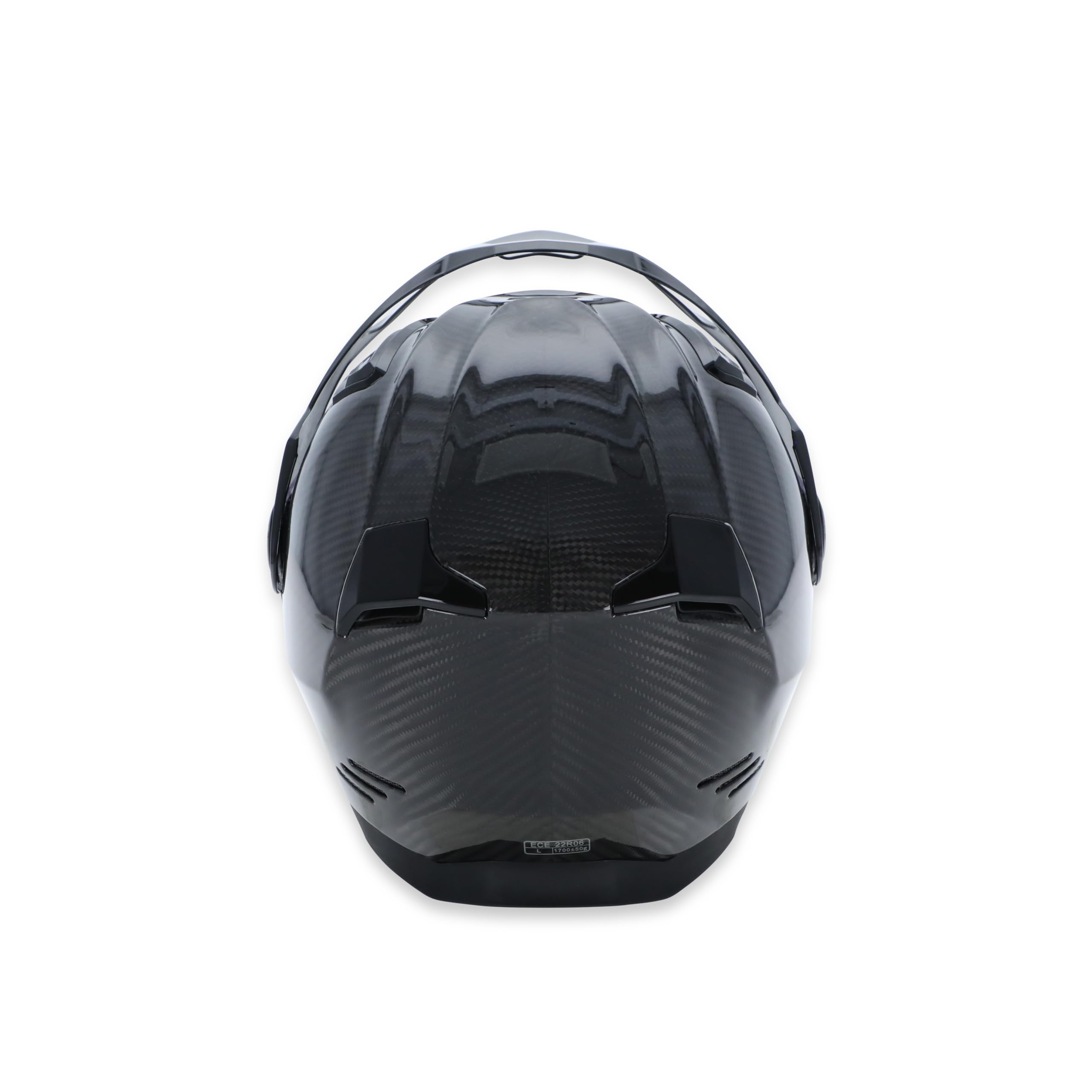 Journey Simpson Bandit Motorcycle Helmet - Carbon - Large | Off Road Dirt Bike UTV Motocross ATV | Modular Full-Face Flip Up | Clear Pinlock Anti-Fog Visor Shield | DOT ECE Certified (JBCLG)