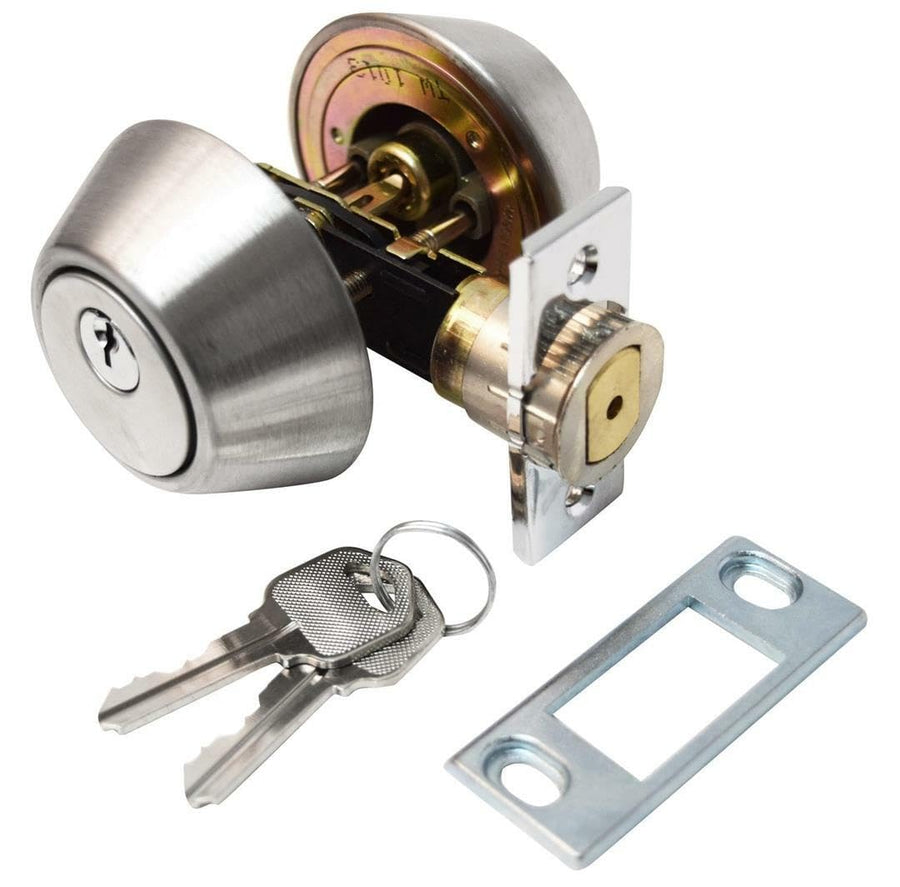 Double Cylinder Deadbolt Valterra L32CS3208 - 5/8" Throw, Key Lock