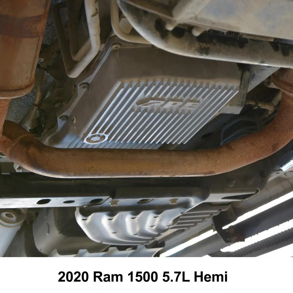 Heavy-Duty PPE Cast Aluminum Transmission Pan (Black) 228053020 Compatible with Ram 2013-2021+ 5.7L V8 Gas, 3.0L EcoDiesel or Dodge 2015-2021+ Challenger/Charger 5.7L V8, 6.4L V8 Gas with 8HP70/8HP75